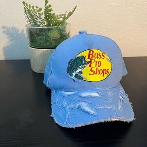 Bass Pro Shops Blue Distressed Cap